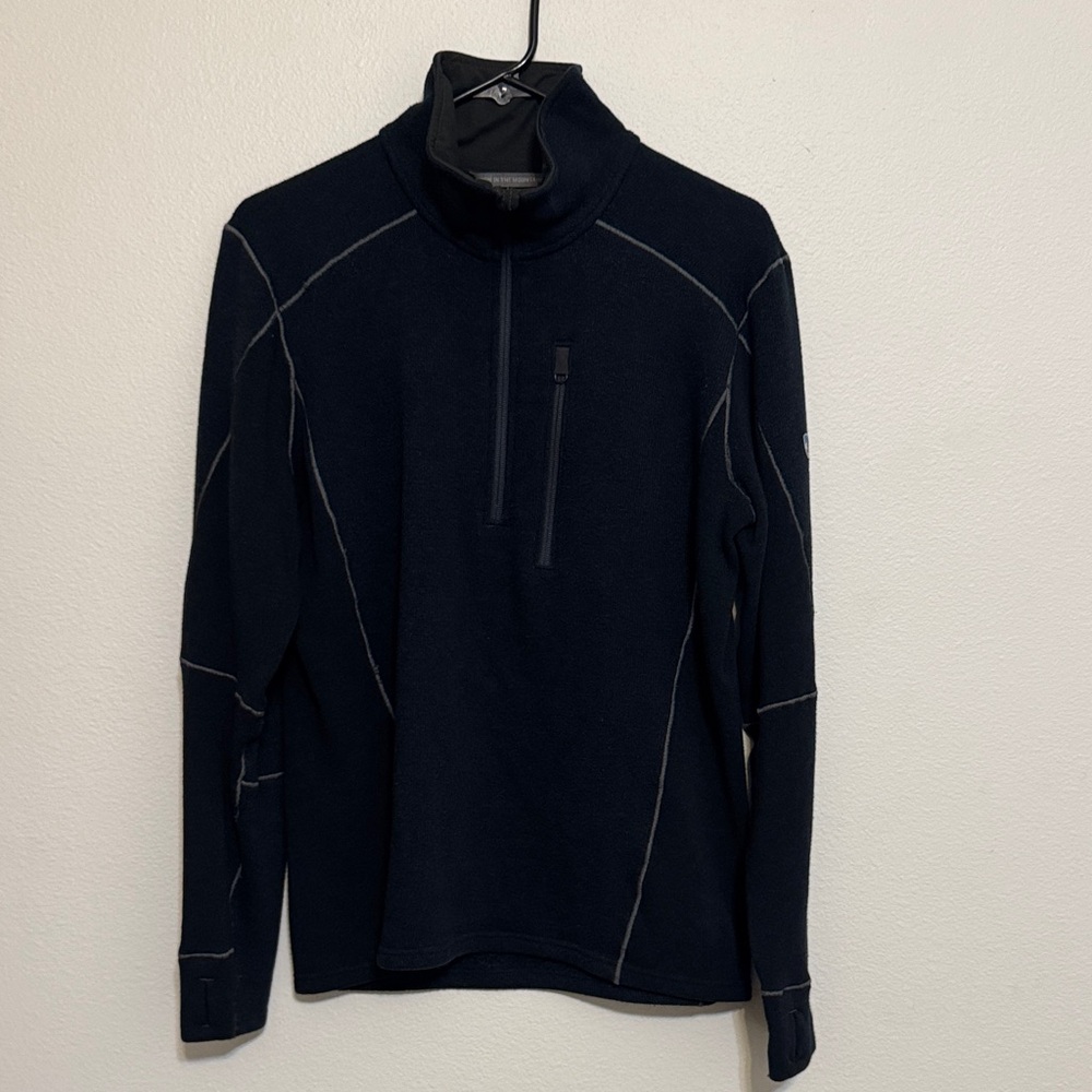 Kuhl Black Quarter-Zip Jacket
